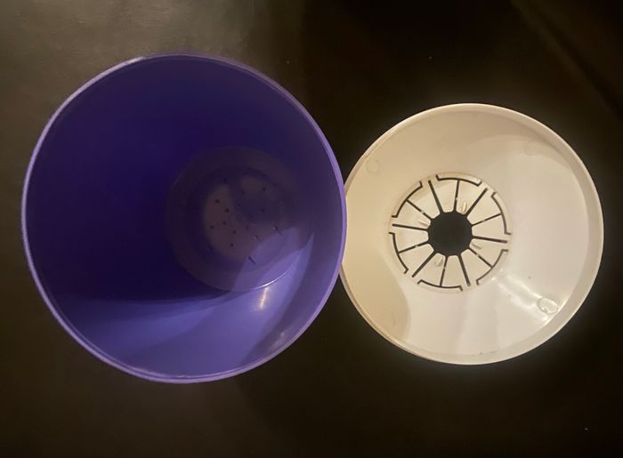Vase »Vasideo »lavande et blanc - photo numéro 3