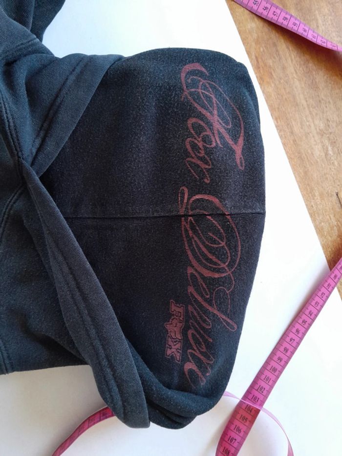 Sweat à capuche vintage fox deluxe - photo numéro 3