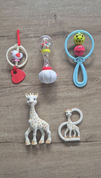 Lot hochets Sophie la girafe 