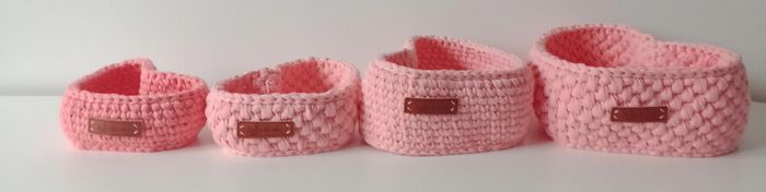 Deux paniers en formes de cœur 💓 - photo numéro 2