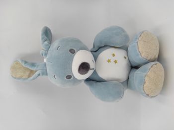 Doudou Lapin Bleu Sparkle en Spandex Nicotoy
