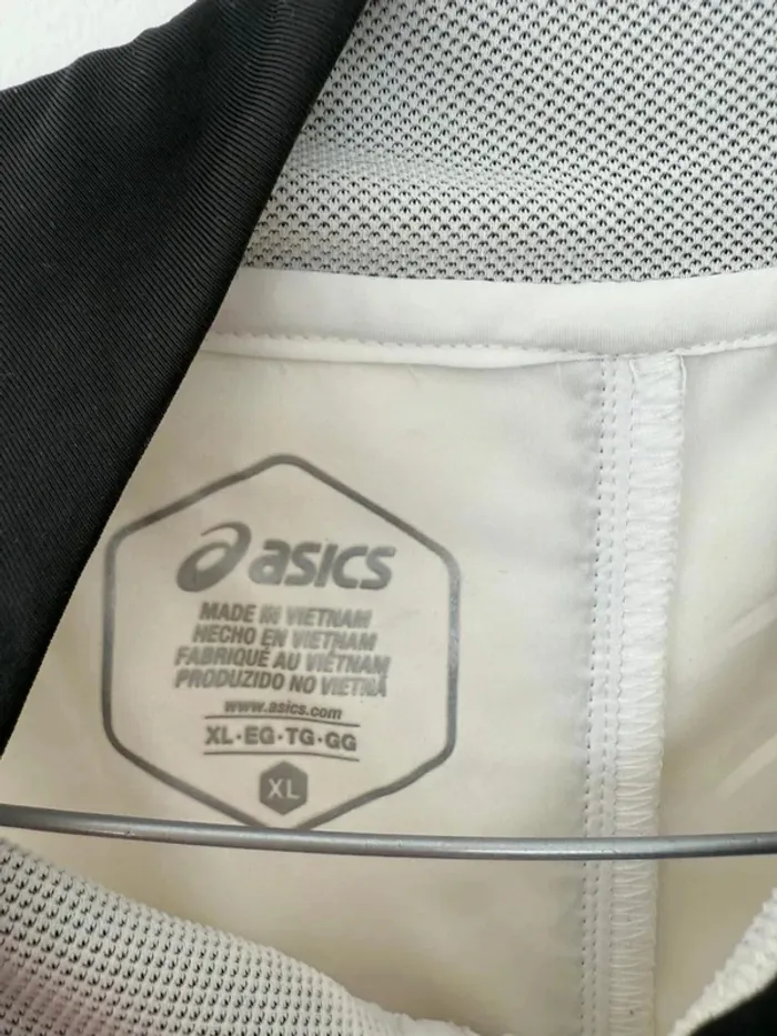 Veste de runing Asics femme blanche taille XL parfait état - photo numéro 3