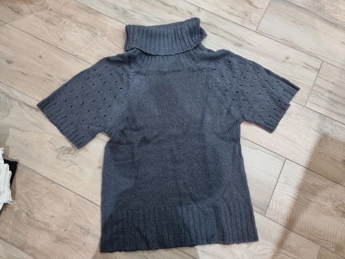 Pull chaud col roulé femme 40