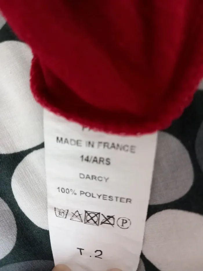 Haut manche longues bordeaux Taille 36/38 - photo numéro 4