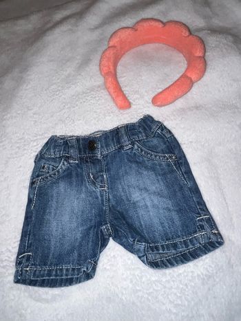 Tt’es beau short en jean pour bébé fille