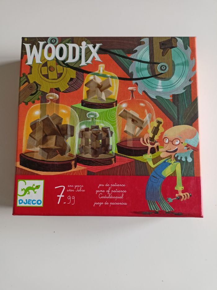 Woodix jeu de patience Djeco complet