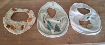 Lot de 3 bavoirs
