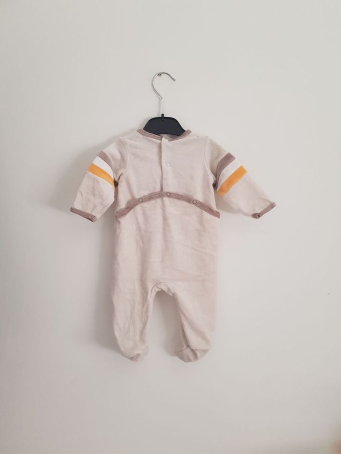 Pyjama en velours taille 3 mois - photo numéro 4