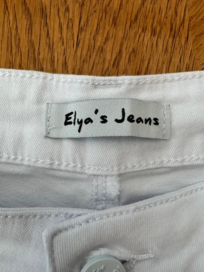 Jeans slim blanc taille 40 Elya’s jeans - photo numéro 4
