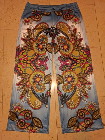 Pantalon Large Palazzo – Imprimé Bohème Chic – T44