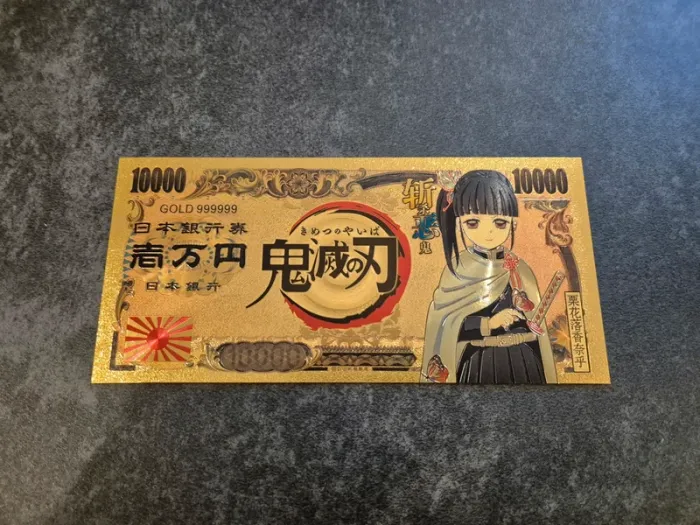 Billet OR à collectionner Démon Slayer