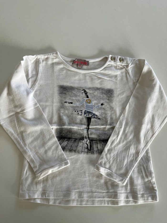 Tee shirt fille 6 ans Lisa rose