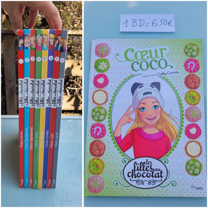 BD Les Filles au chocolat 🍫 tome 4 💚 Coeur Coco 🥥