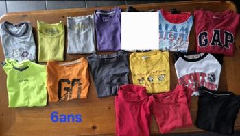 Gros lot vêtements garçon taille 6 ans