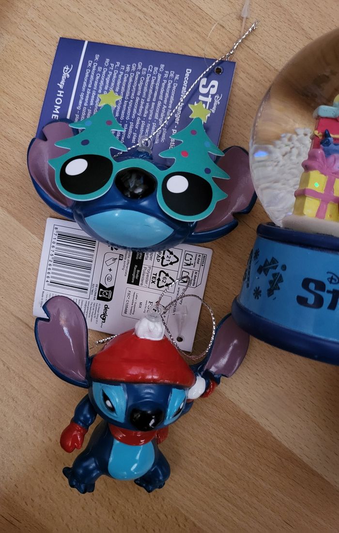 Lot décoration noël Stitch - photo numéro 2