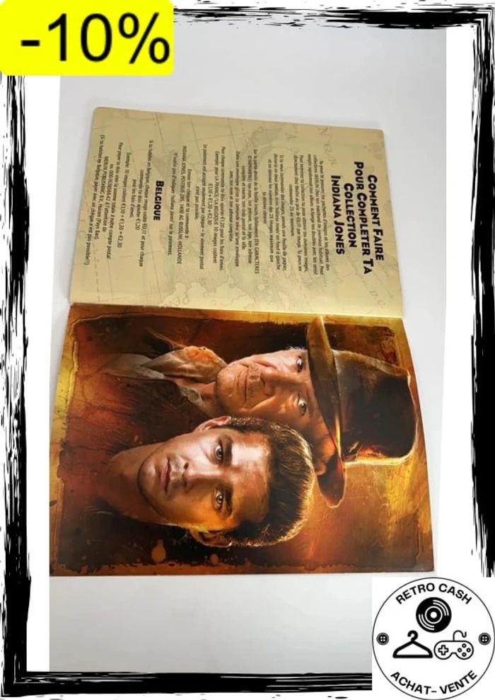 Album de vignettes indiana jones royaume merlin stickers - photo numéro 20