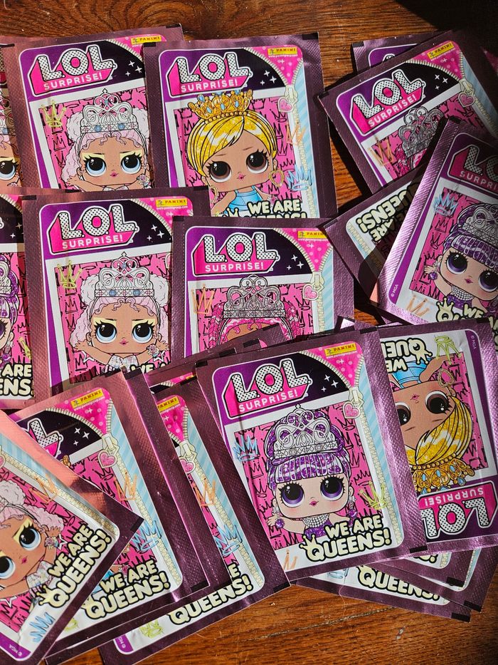 Lot pochettes LOL panini - photo numéro 3