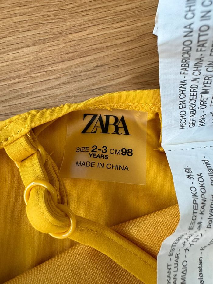 Maillot de bain 1 pièce jaune avec volants - Taille 3 Ans - photo numéro 11
