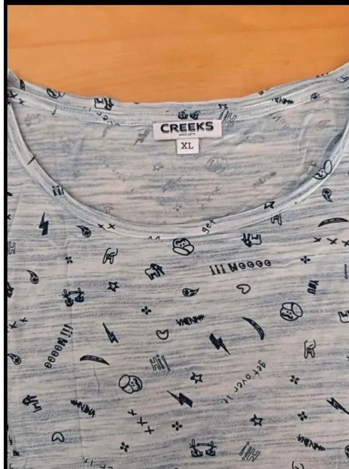 T-shirt court creeks XL très bon état - photo numéro 3
