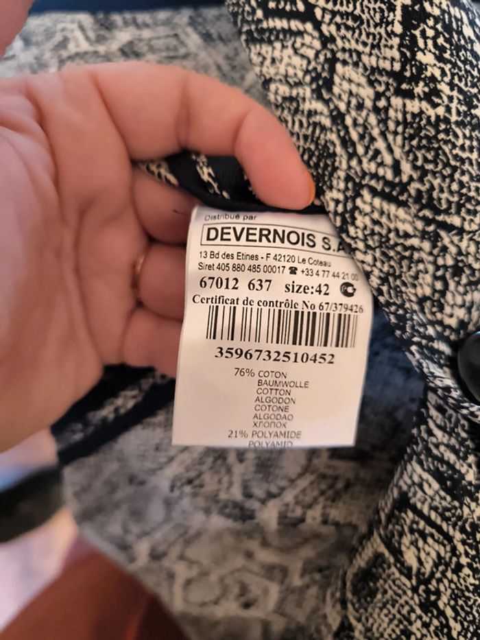 Veste Devernois 42 neuf - photo numéro 6