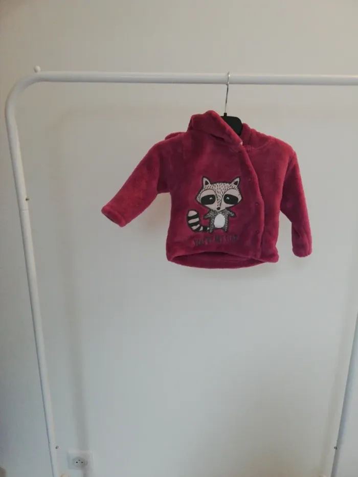 Veste pull polaire 62/68cm