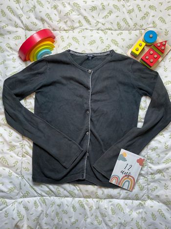 gilet léger gris 12 ans kiabi