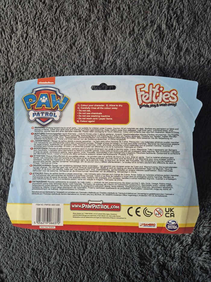 Ensemble de peinture PAW Patrol - marqueurs lavables - Ensemble de peinture ( modèles Chase  ) - photo numéro 4