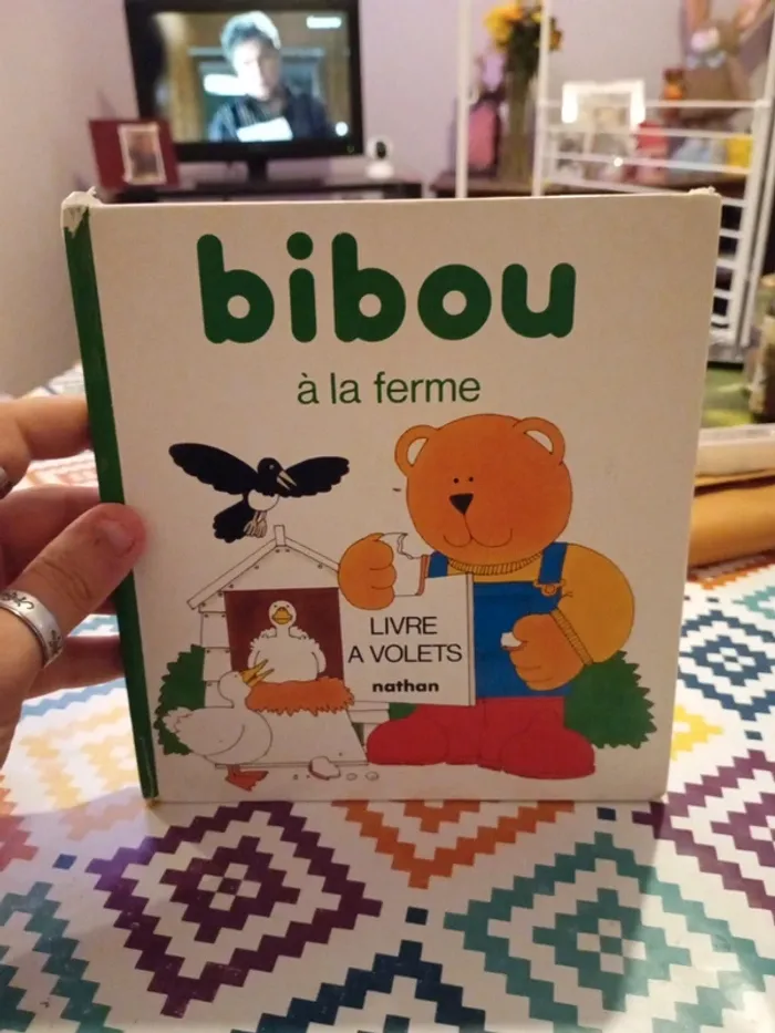Livre Bibou a la ferme