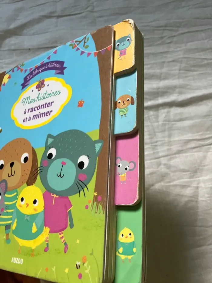 Livre enfant – Mes histoires à raconter et à mimer (La fabrique à histoires, éd. Auzou) - photo numéro 4