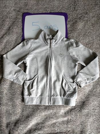 Veste jogging 5 ans