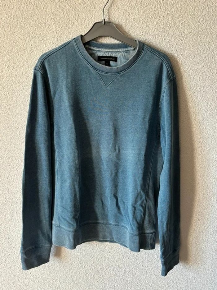 Pull bleu délavé - photo numéro 2