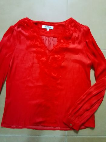 Blouse rouge femme en 36 MORGAN TBE