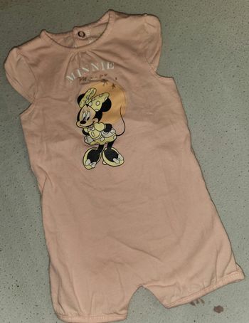 Barboteuses  bebe  fille disney minnie