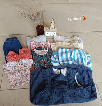 lot vêtements 12 mois 