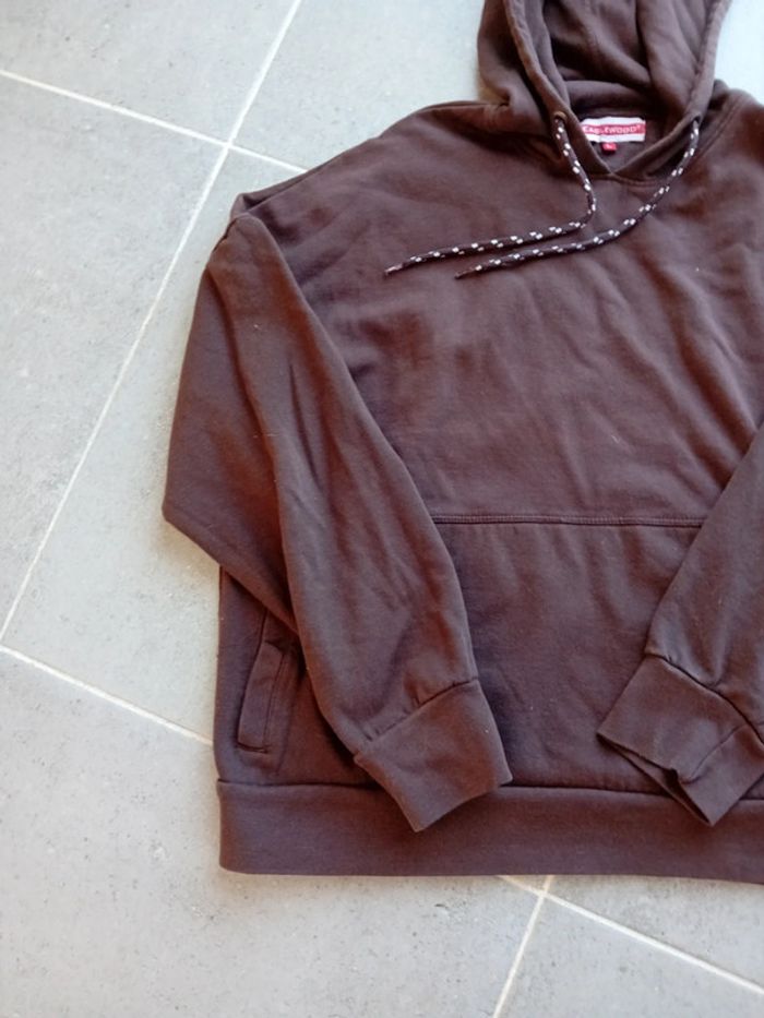 Pull à Capuche Pour Homme Marron Taille L/40 - photo numéro 3