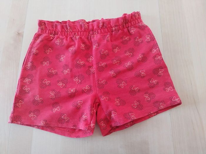 Short souple fille 10 ans rouge Disney Minnie