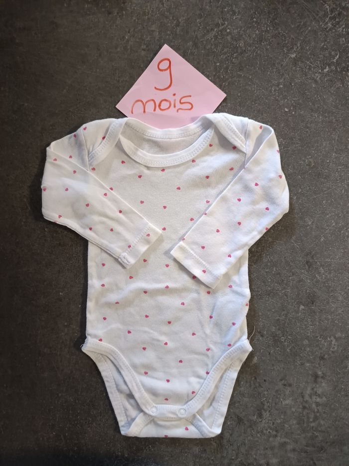 Body coeurs 9 mois