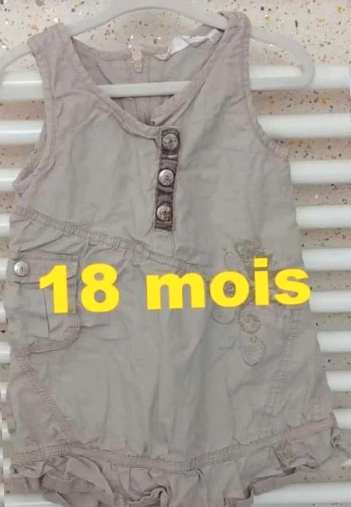 Robe grise / beige Kid Kanaï Taille 18 mois