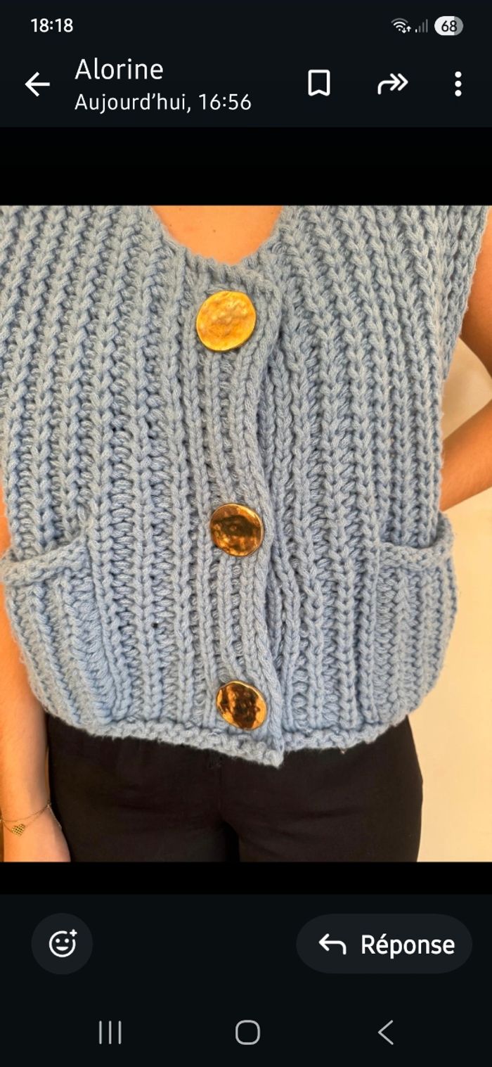 Gilet maille - photo numéro 2