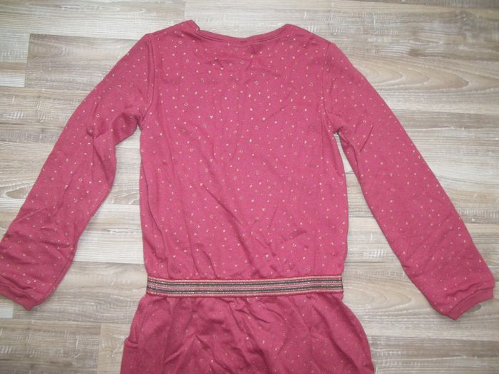 Robe sweat brique et dorée Kiabi 12 ans - photo numéro 5