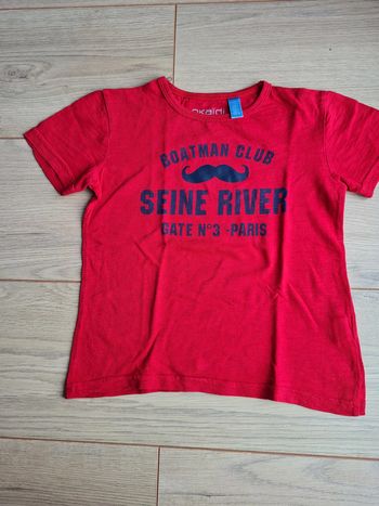 Tshirt Okaidi 4 ans Rouge