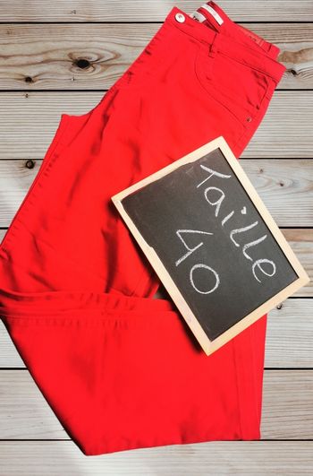 Jeans rouge