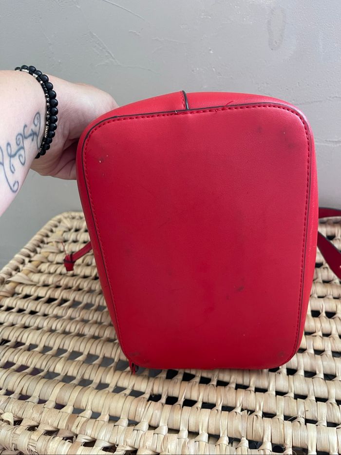 Sac sceau en similicuir rouge - Jennyfer - photo numéro 5