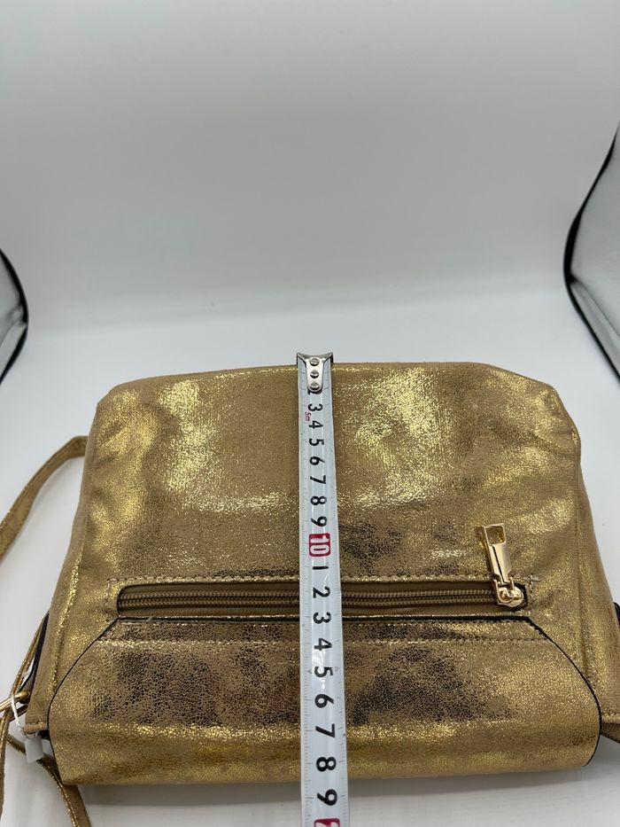 Sac à main bandoulière épaule toile brillante - photo numéro 7