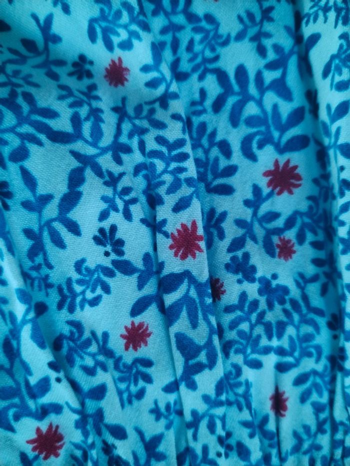 Robe Gémo 4 ans bleu blanche - photo numéro 2