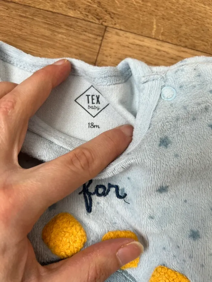 Pyjama Tex Dino 18 M bleu - photo numéro 3