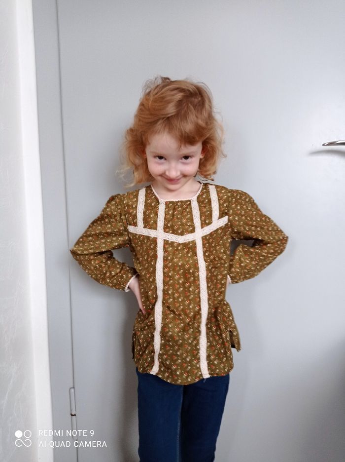 Blouse kaki 5ans - photo numéro 2