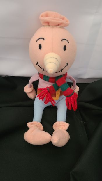 Peluche Épouvantail Potimarron BORN TO PLAY Bob le bricoleur