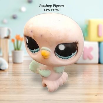 Little Petshop Pigeon LPS #1187 Hasbro