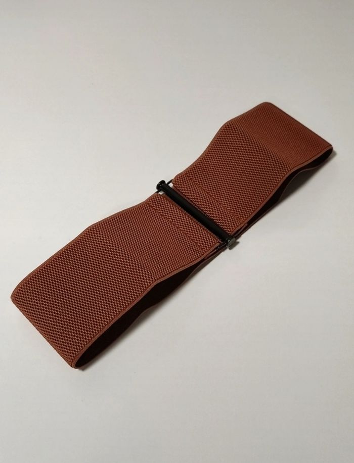 Ceinture marron élastiquée - photo numéro 4